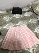 Harajuku-Falda estilo pijo plisada para mujer, uniformes escolares japoneses, minifalda de Jupe Kawaii