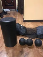3/5 Uds Yoga de rodillos de masaje y pelota para hacer ejercicio juego de rodillo de espuma para el dolor de espalda auto-miofascial tratamiento Pilates músculo de ejercicios