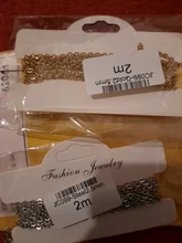 Cadena de eslabones de Metal para collares pulseras joyas, 1mm, 1,5mm, 2mm de ancho, plata, oro rosa, acero inoxidable