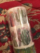 30mm de ancho Vintage hemisferio mapa época gótica Washi cinta DIY japonés Cactus decorativo planificador de colección de recortes cinta adhesiva