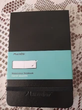 MAIRTINI-Libro de acuarelas de cuero de 300GMS, papel de acuarela de grano fino de algodón mezclado, suministros de Arte de bolsillo pintados a mano, A6