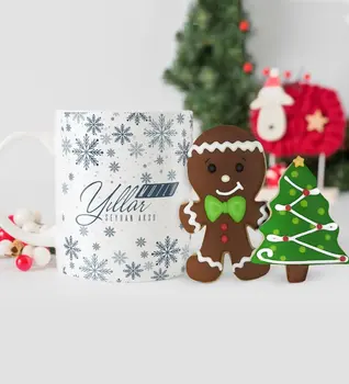 

Personalized Christmas Theme Mug and Handmade Royal Icing Cookie Set-31
