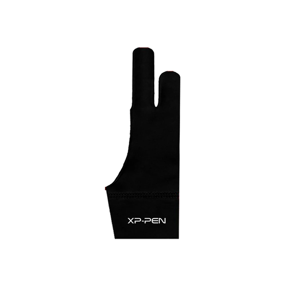 XP-PEN Artist Tablet Drawing Glove Anti-fouling Black Two-Finger
