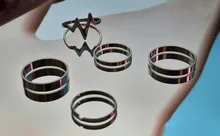 5 unids/set nuevo de moda de oro rayo onda Anillos anillo de dedo ajustable para mujeres chica regalos de Anillos Mujer anillo de la joyería