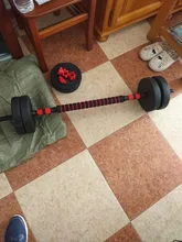 Juego de mancuernas ecológicas 2 en 1 con barra, ajustables y accesorios, 10 KG-15-20 KG - 25 KG - 30 KG - 40 KG y 50KG