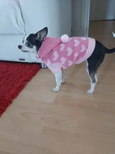 Dog-Sweater Puppy Jumperpet Dogs Medium Warm Cat for Small Jacket Hoodie Hearts