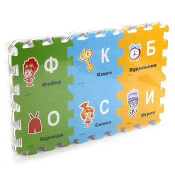 

Mat-puzzle "play together" "Fixico's cut out letters