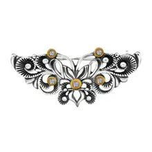 Брошь из серебра с фианитом Pokrovsky 2700022-00775