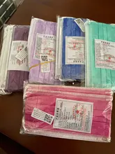 Mascarilla Desechable para adultos, máscara de 3 capas con sujeción para las orejas, Lavabili, 10/50/100 Uds.