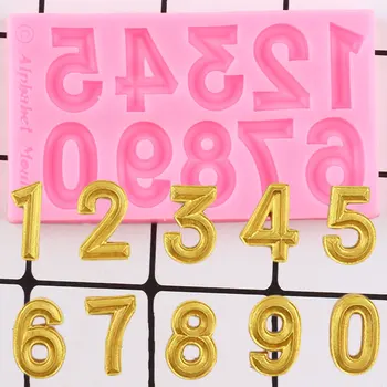 

Numbers Silicone Mold Baby Birthday Cupcake Topper Mould Fondant Cake Decorating Tools Candy Resin Clay Chocolate Gumpaste Molds