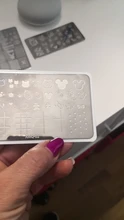 XMQ-placas de estampado para manicura, placa de imagen de encaje, herramientas de impresión de uñas de Año Nuevo, 6x12cm
