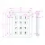 Quiosque com 12 Teclas 3x4 Matriz de Acesso Usb Atm Controle de Acesso Iluminação de Fundo com Led Teclado Digital Industrial de Metal - Imagem 2