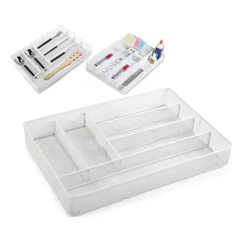 

Drawer organiser Confortime Metal White (40,5 x 28 x 5,5 cm)