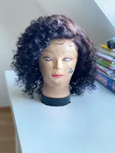 BHF-Cabello Humano ondulado con cierre, 4 mechones, brasileño, Remy, ondulado, Natural, 100%, 50g, estilo Bob corto