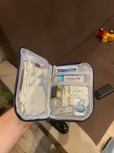 Portátil al aire libre estuche para botiquín de primeros auxilios, bolsa viaje, medicina, paquete Kit de emergencia de bolsas pequeñas de la medicina organizador divisor de almacenamiento