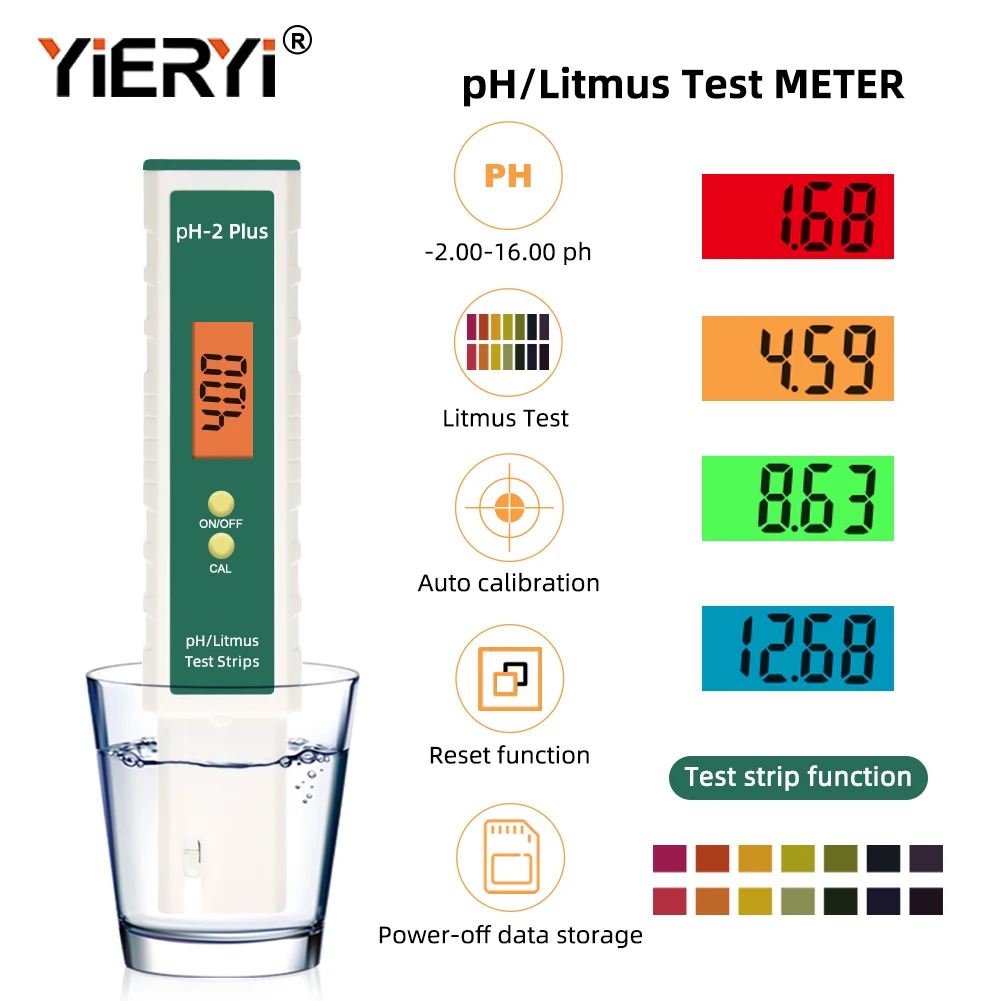 Yieryi-Testeur d'eau numérique de haute précision, stylo testeur