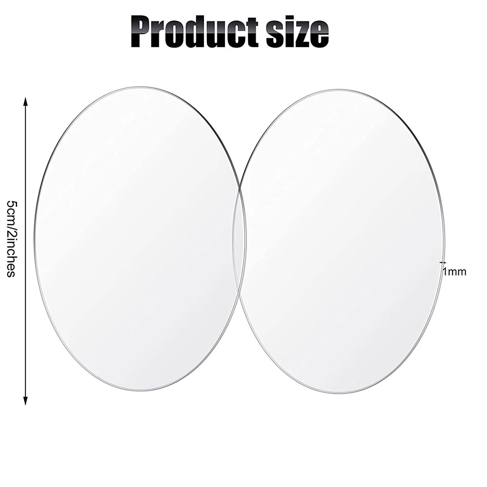 15/30/50PCS Clear Acrylic Circle Disc for Painting, Round Acrylic Sheet Ornaments Ornament Blanks for DIY, Art Craft, Engraving