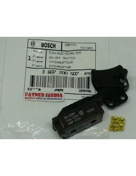 

3607200507 Switch: Genuine BOSCH-SKIL-DREMEL spare-part