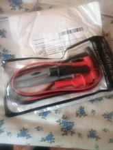 Sonda multímetro Digital de silicona suave, cable de aguja de punta Universal, con clip de cocodrilo para multímetro LED, 1 par