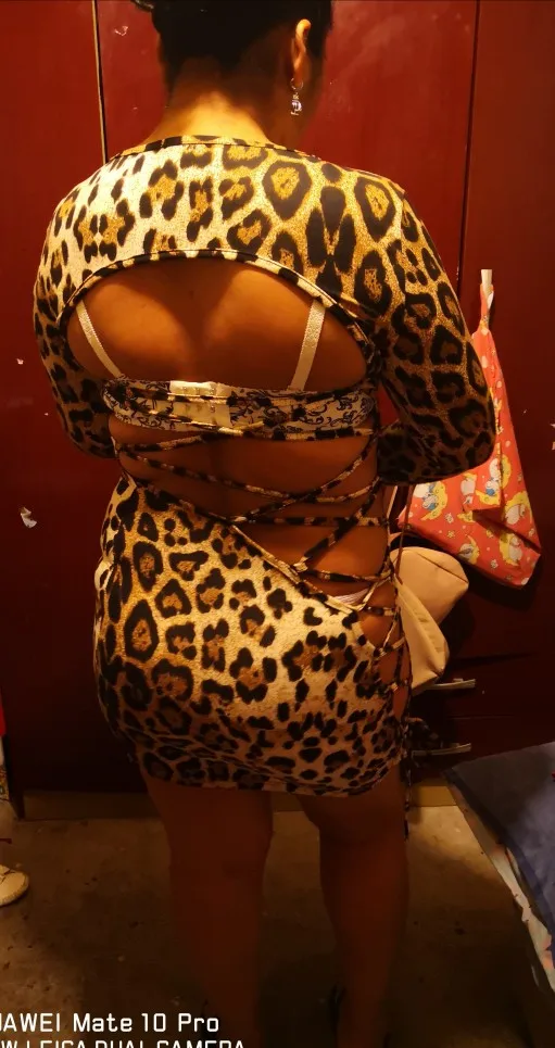 Meihuida Women Sexy Leopard Mini Dress Long Sleeve O-Neck Backless Skinny Stretch Short Dresses Night Club Sex Wear reviews №2 505085