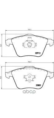 Колодки Тормозные Передние Brembo P24057 Brembo арт. P24057