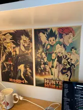 Poster Kraft-Paper Wall-Art Home-Room-Decor Classic Prints Japanese Anime Hunter-X-Hunter