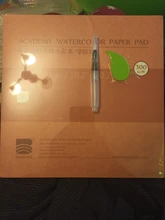 Bloc con hojas para pintura, papel artístico de 300g/m2, 100% de algodón para pintura con acuarela y bocetos