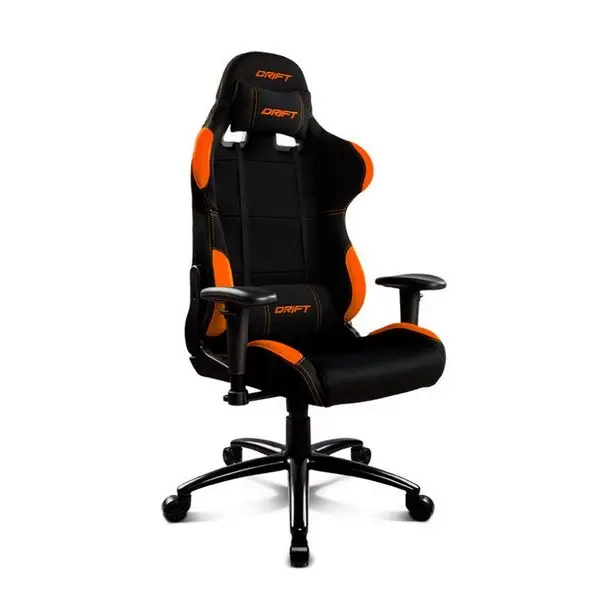 Игровое кресло DRIFT DR100BO черный оранжевый