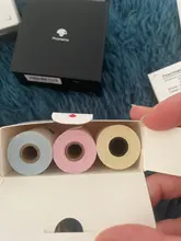 Phomemo térmico pegatinas de papel fotográfico para Phomemo M02/M02S/M02Pro impresora adhesivo etiqueta engomada de la etiqueta de papel fotográfico para iphone