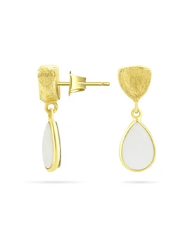 

Silver earrings with semiprecious stones from the Spanish brand Magia de Gama Barcelonа 925 sterling silver