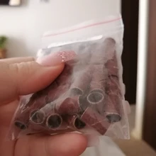 Ladymisty-Bandas de limado de manicura, accesorios para máquina de clavos eléctrica, brocas, removedor de Gel de uñas, 80/120/180 pulgadas, 50 Uds.