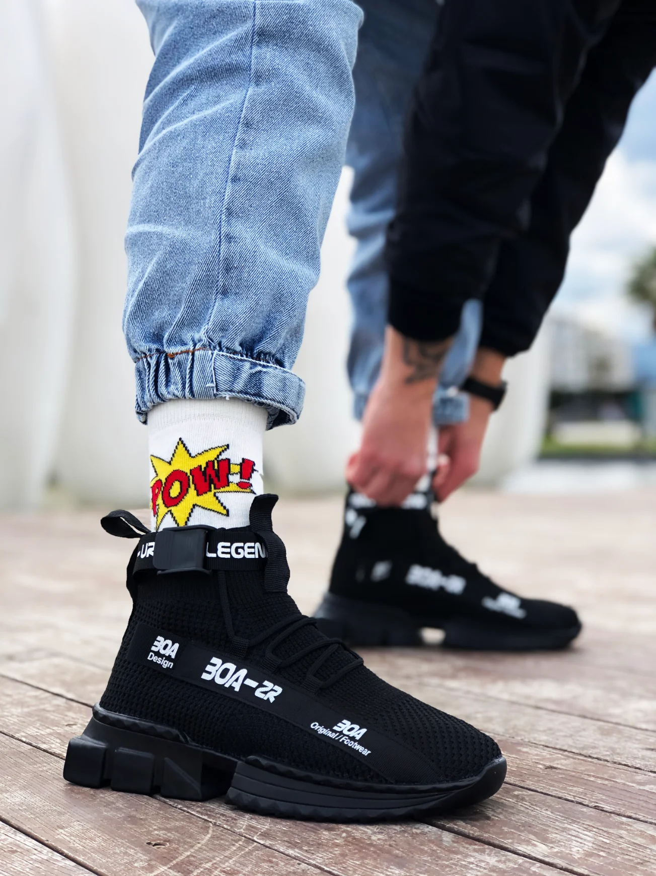 

Babba Men's Zr-x700 Style Black Casual Sneakers Men Shoes Comfortable Run Leather Street Unisex Outdoor Flexible Jogging Fashion