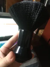 1PC negro cuello cara Duster cepillos para Barba Barbero Limpieza del cabello cepillo de cabello para salón de belleza de peluquería Estilo herramientas de maquillaje