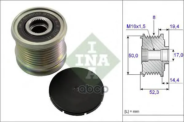 Шкив Генератора Ina 535011110 Ina арт. 535011110