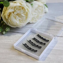 LEKOFO-pestañas postizas magnéticas 8D, conjunto de 5 pestañas de visón gruesas de imitación, magnéticas, naturales, pinzas, 2 pares