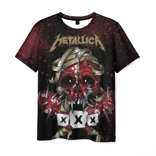 Мужская футболка 3D Metallica | одежда