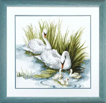 

A148 set for embroidery charivna mite 'lebedi'