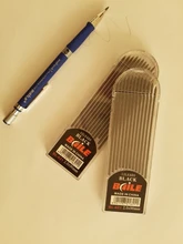 Lápiz mecánico de 2,0mm 2B, lápiz de actividades de escritura y dibujo, recambio de with12-color, papelería para oficina y escuela