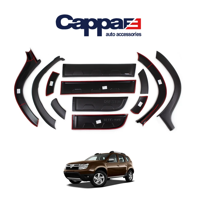 Arcos de rueda y puertas Dacia Duster 2018, accesorios de plástico ABS,  placa protectora, molduras Muning, Guar - AliExpress