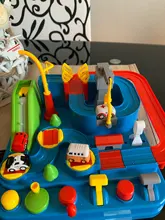 Juguetes educativos para niños, pista de aventura, juegos de mesa, Rail, coches mecánicos, estacionamientos, regalos de Navidad para niños