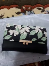 Flower Wallet Purse Female Medium-Printing Womens Cute Fold-Clutch Fashion Three Fresh