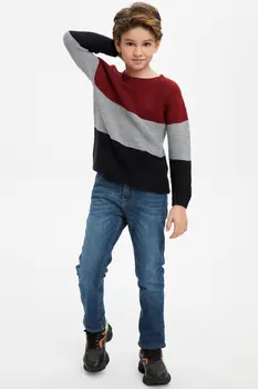 

DeFacto Boy Autumn Black Straight Denim Jeans Boys Casual Mid-waist Jeans Boy Long Denim Trousers-K9750A619AU