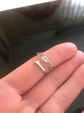 Anillos ajustables de amor para mamá, joyería de acero inoxidable con corazón de Color plateado para mujer, dedo, regalo de cumpleaños para el día de la madre