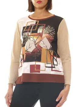 

Sweater women jersey fancy rhinestone size soft