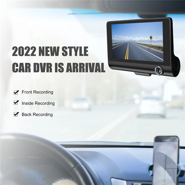 FOTOCAMERA AUTO DASHCAM Xgody 4 3 canali videoregistratore 1080P veicolo  DVR visione notturna EUR 29,31 - PicClick IT