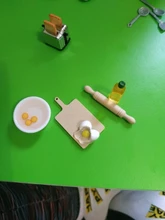 5 unids/set lindo Rolling Pin tazón de huevo aceite de oliva conjunto de accesorios para cocina 1:12 miniatura casa de muñecas
