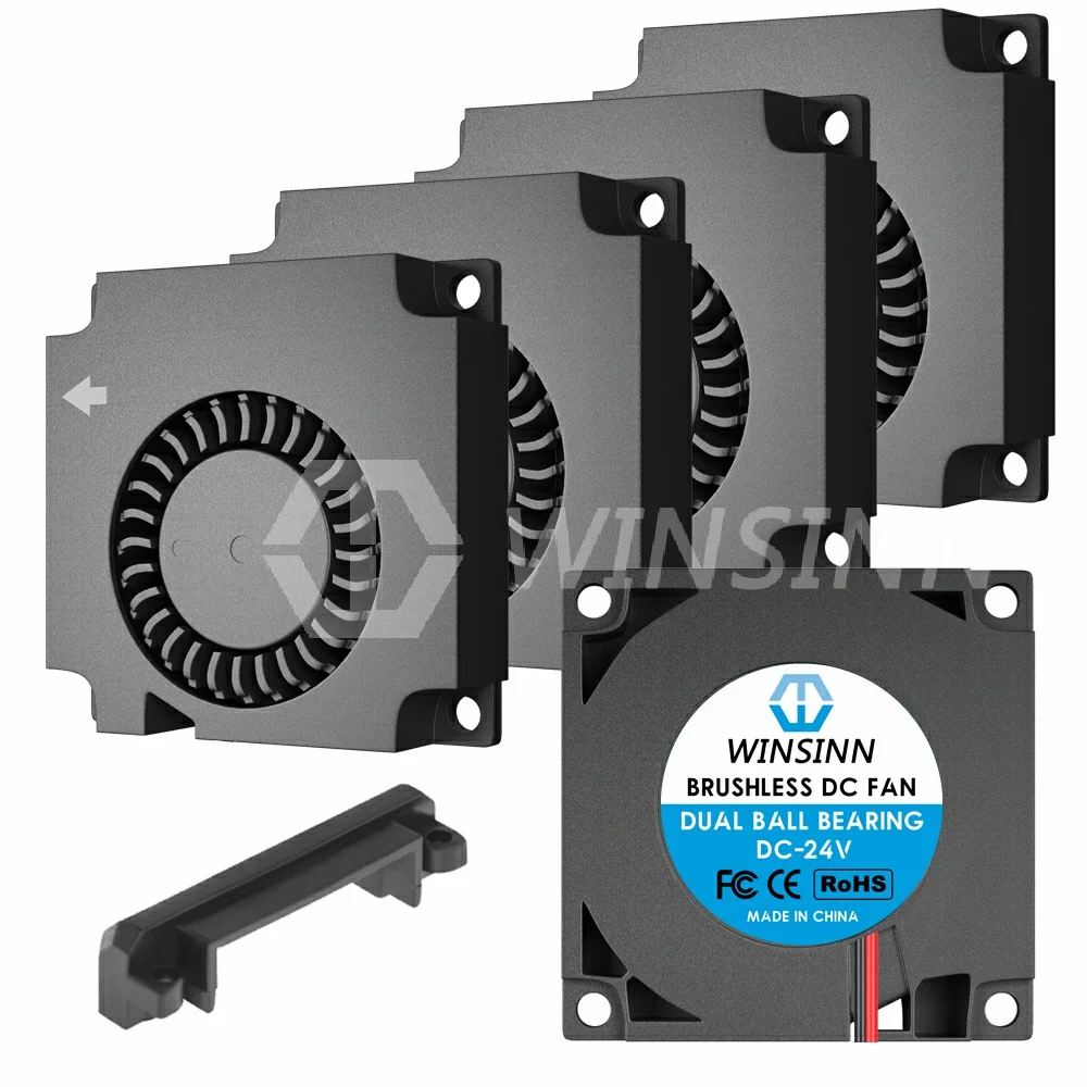 Ventilador Ventilador 40 mm dc 5v 12v 24v Hidráulico Rolamento de Esferas Duplo sem Escova Turbina de Refrigeração Turbo 40 mm x 10 mm 2pin Pack Winsinn4010