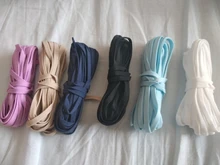 Cinta elástica de goma para mascarilla, cordón de aceite para colgar en la oreja, accesorios de ropa de protección, DIY, 5MM, 5 yardas