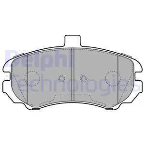 Колодки дисковые п.\ Hyundai Elantra XD 1.6/2.0/2.0CRDi 03 DELPH