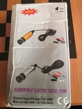 Submersible-Pump Fuel-Transfer-Pump Diesel-Oil-Water Electric Mini Portable 24V 12l/min